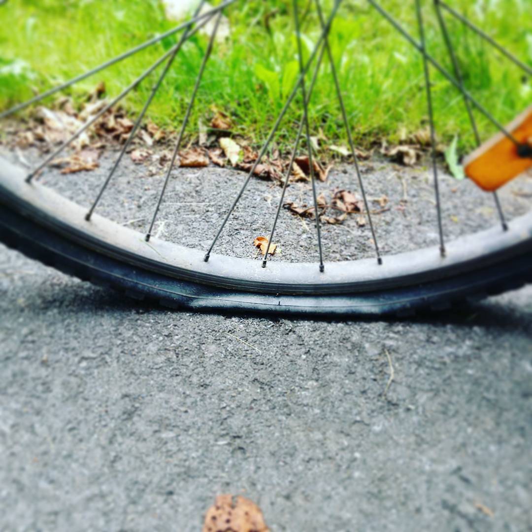 Day 2: Flat tire after 90km