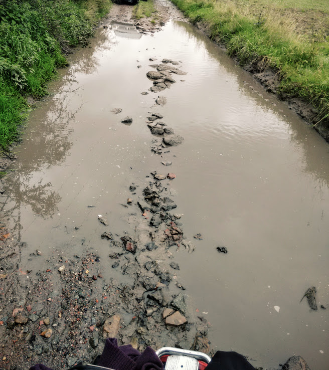 Day 2: Kilometres of mud after Mons